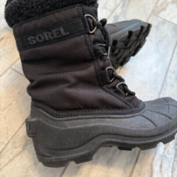 NEW Sorel Cumberland NL1101-010 Women’s Size 6 Black Waterproof Winter Boots - Picture 5 of 8